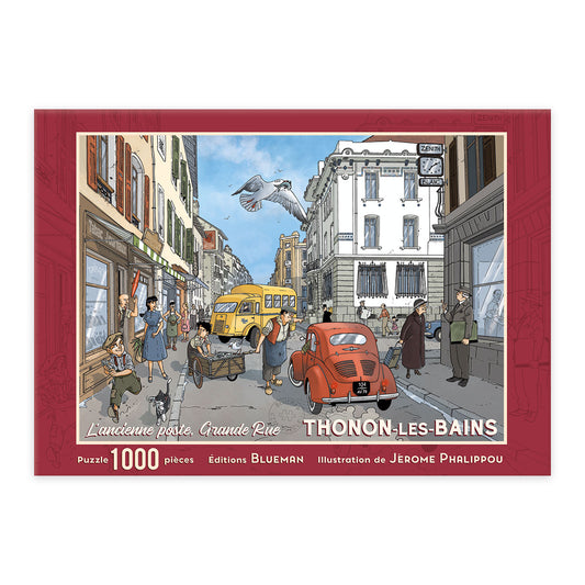 Puzzle Thonon-les-Bains - L'ancienne poste, Grande Rue